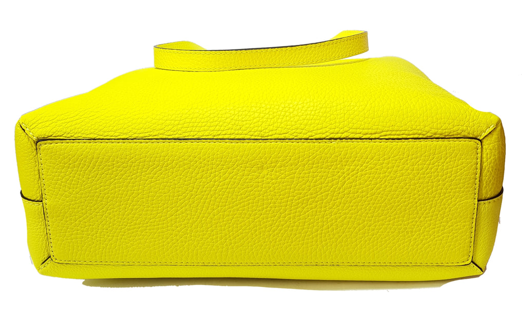 Burberry neon yellow bag sales