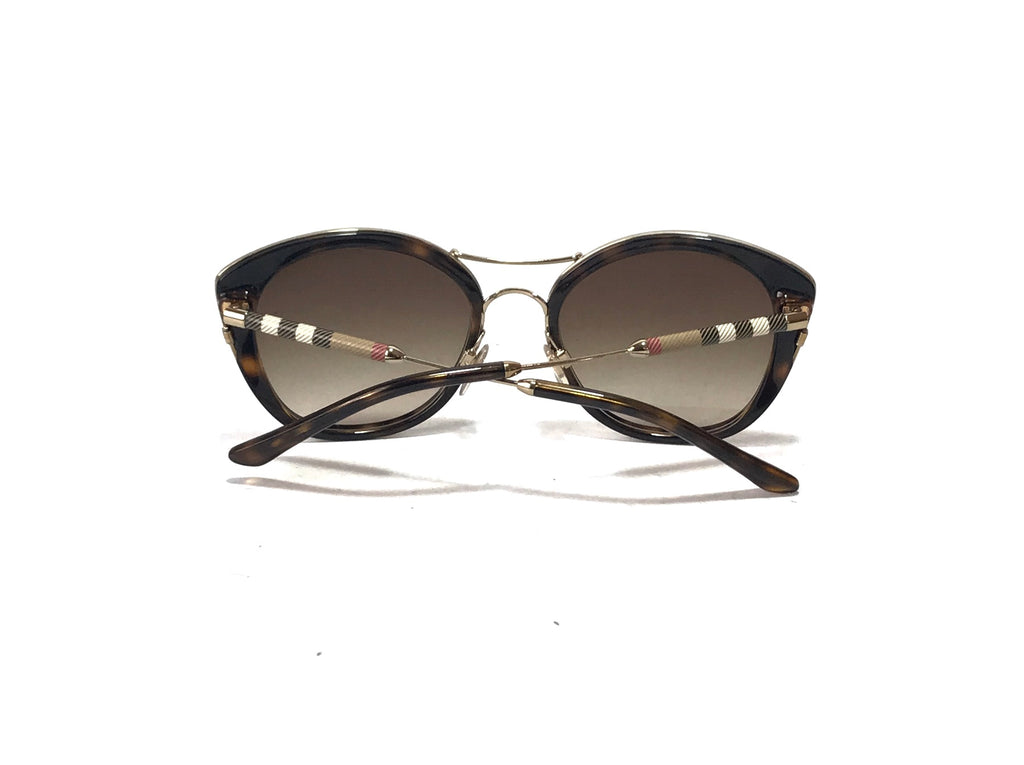 Burberry 4051 Q Brown Signature Check Sunglasses | Gently Used |