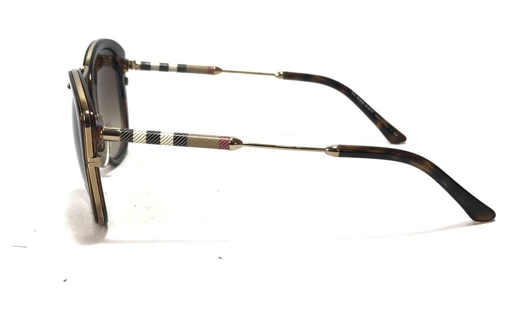 Burberry 4051 Q Brown Signature Check Sunglasses | Gently Used |