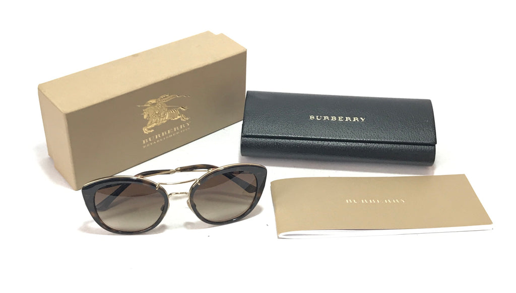 Burberry 4051 Q Brown Signature Check Sunglasses | Gently Used |