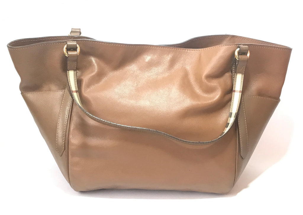Burberry Tan Leather Tote | Pre Loved |