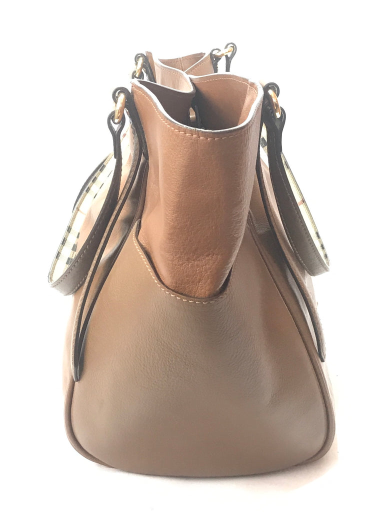 Burberry Tan Leather Tote | Pre Loved |