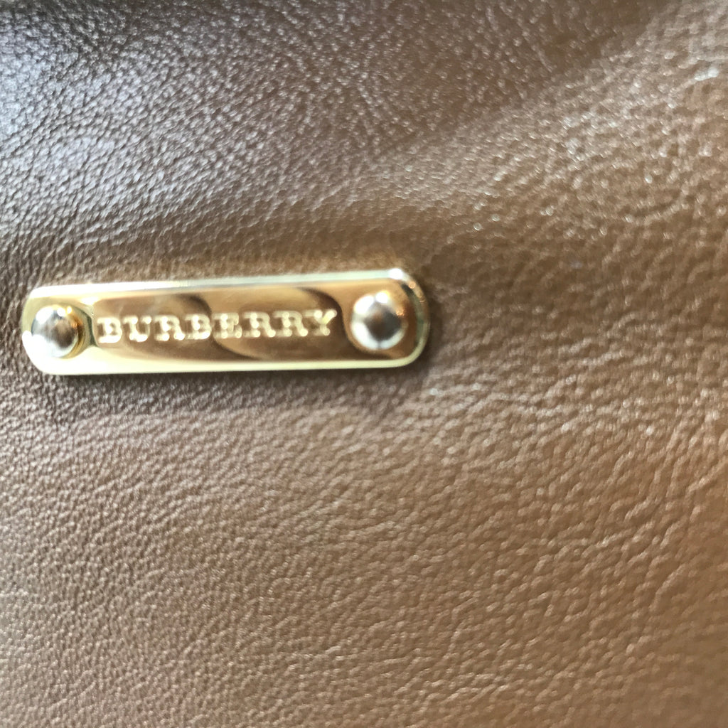 Burberry Tan Leather Tote | Pre Loved |