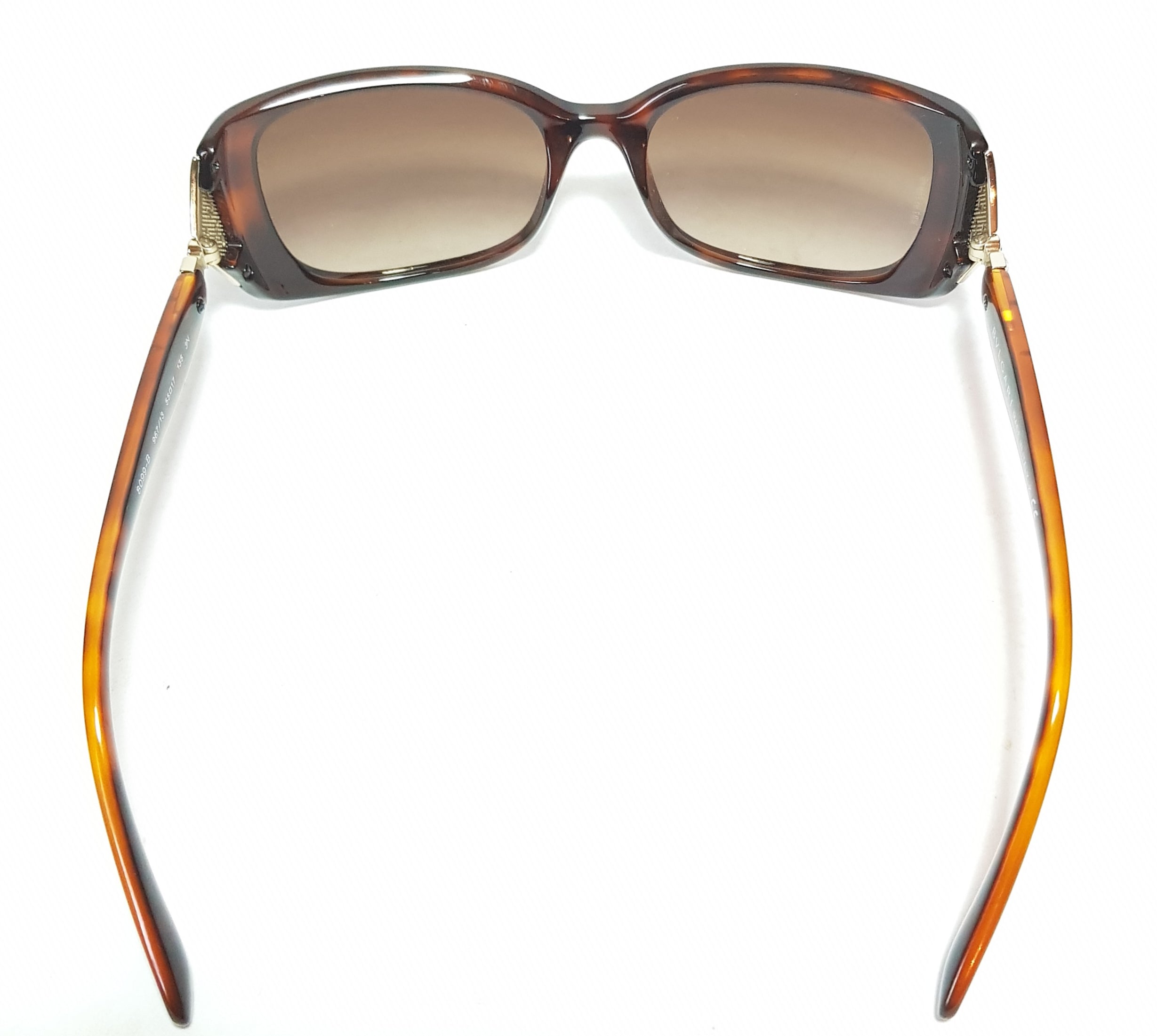 Bvlgari 8099 B Rhinestone Rectangular Sunglasses Gently Used Secret Stash