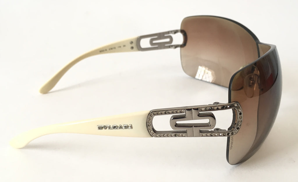 BVLGARI 6023-B Wraparound Visor Sunglasses | Pre Loved | - Secret Stash