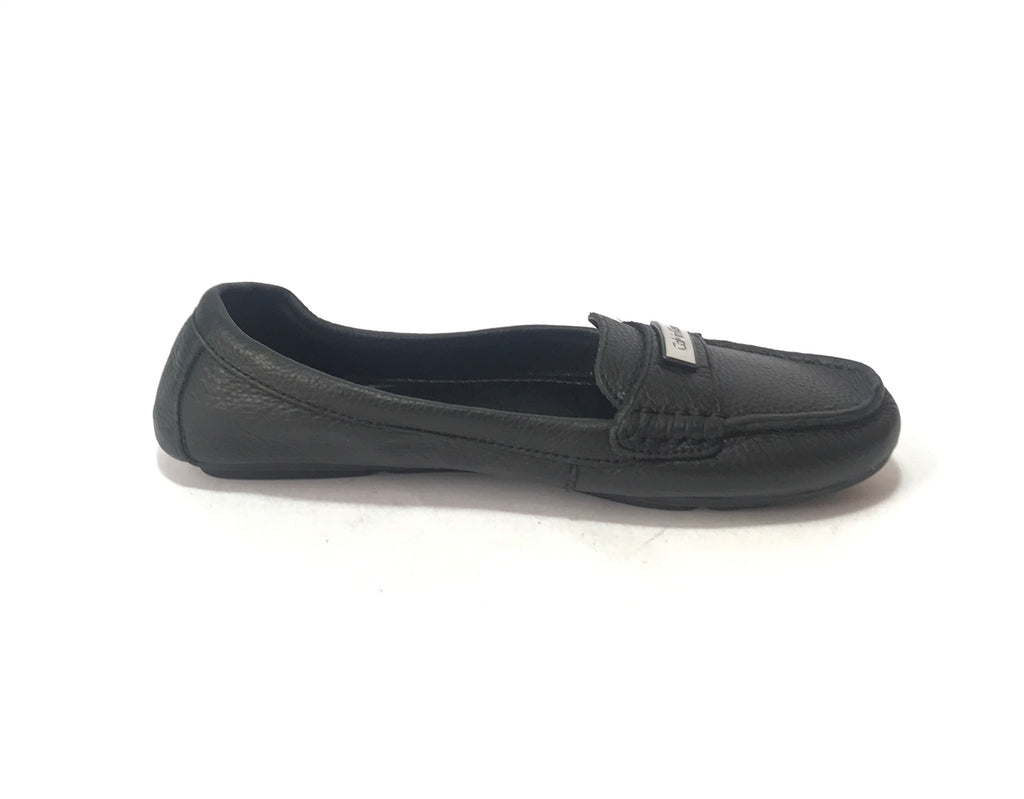 Calvin Klein Black Leather Loafers | Pre Loved |