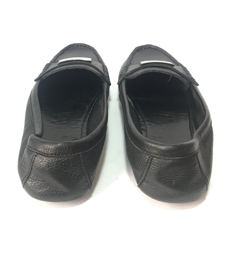 Calvin Klein Black Leather Loafers | Pre Loved |