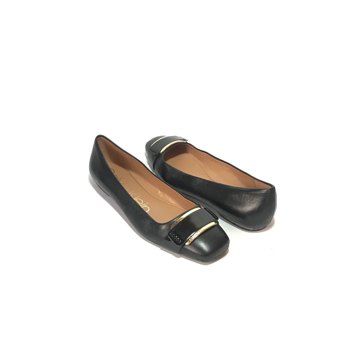 Calvin klein women's oneta ballet flats top