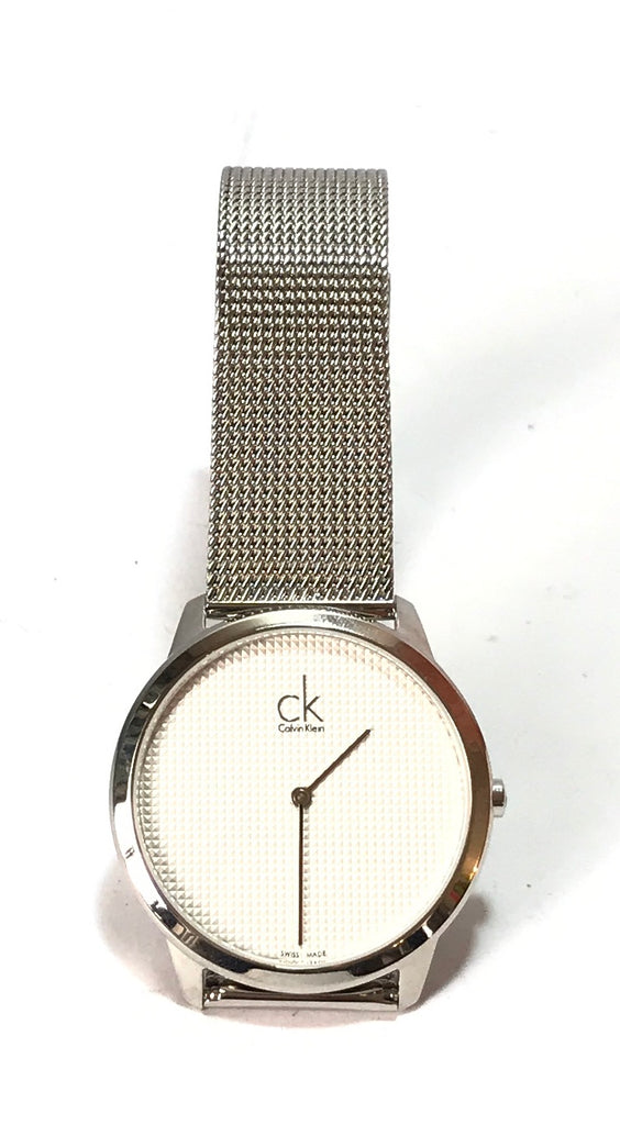 Calvin Klein Unisex 'Minimal' Stainless Steel Silver Watch | Brand New | - Secret Stash