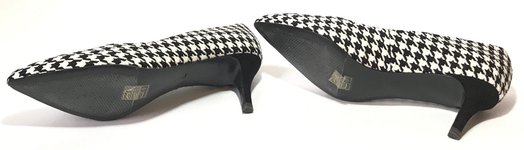 Charles & Keith Black & White Houndstooth Pumps | Brand New |
