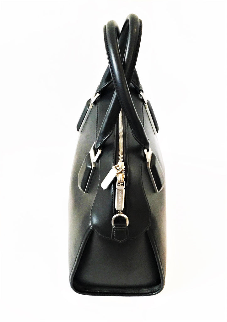 Charles & Keith Black Leather Tote | Gently Used | - Secret Stash