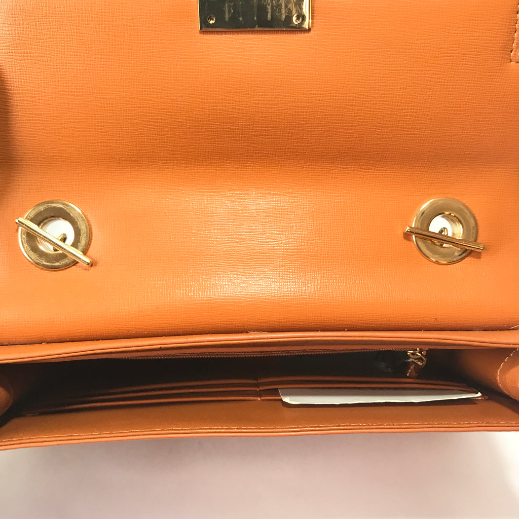 Charles & Keith Deep Orange Shoulder Bag  | Pre Loved |
