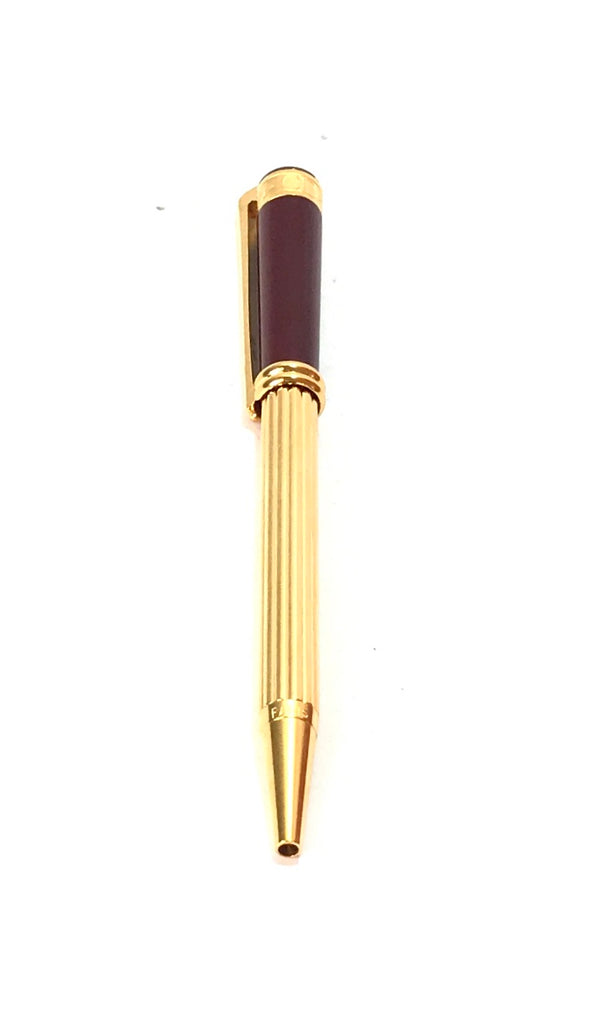 Christian Dior Gold & Maroon Ballpoint Pen | Like New | - Secret Stash
