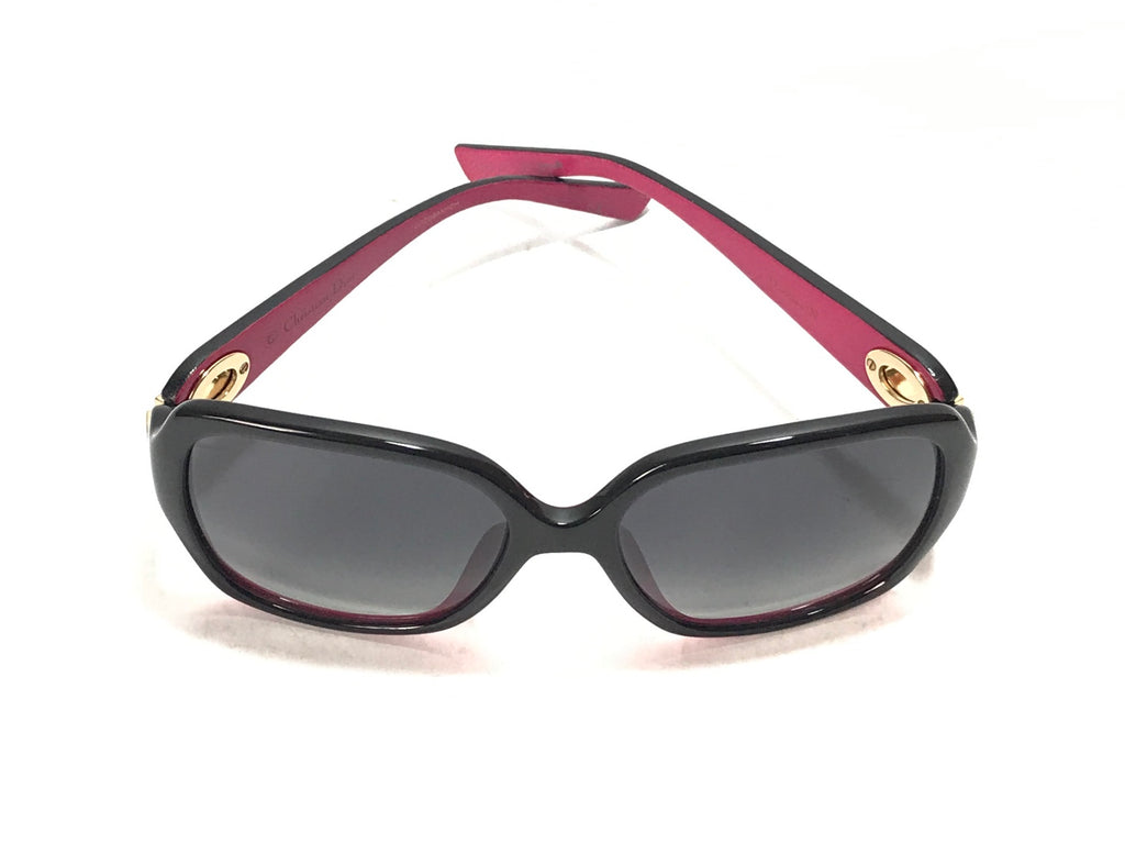 Dior Black & Pink Square Sunglasses | Gently Used |