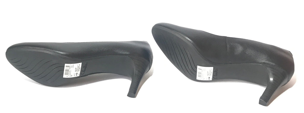 Clarks Dancer Nolin Black Leather Pumps Brand New Secret Stash