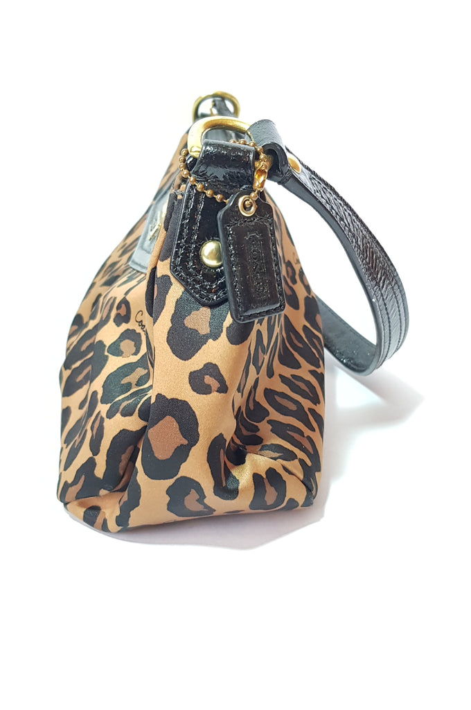 Coach Animal Print & Leather Pochette Mini Bag | Gently Used |