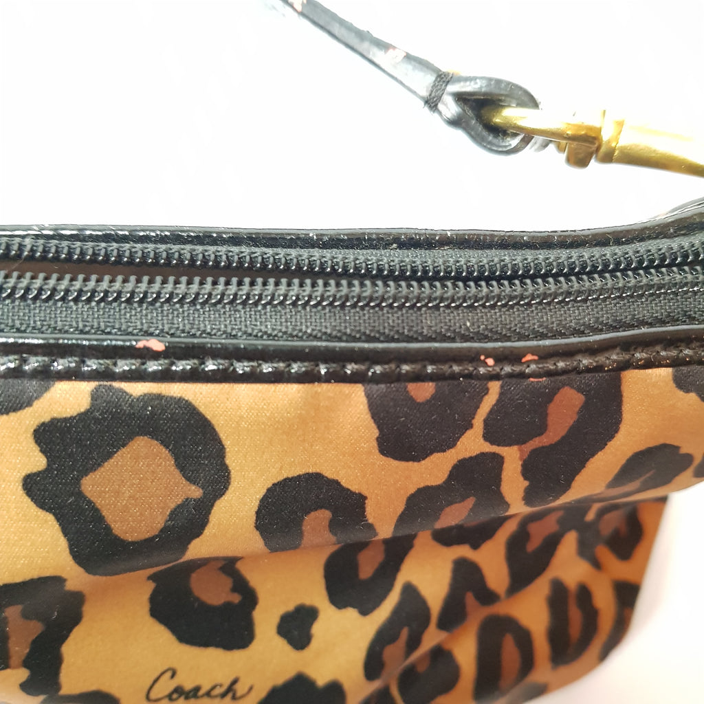 Coach Animal Print & Leather Pochette Mini Bag | Gently Used |
