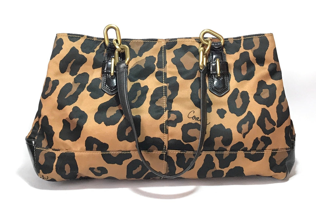 Coach Animal Print & Leather Shoulder Bag | Gently Used | - Secret Stash