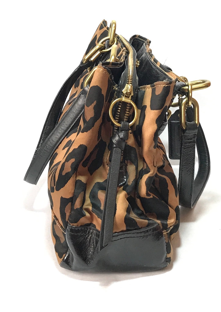 Coach Animal Print & Leather Shoulder Bag | Gently Used | - Secret Stash