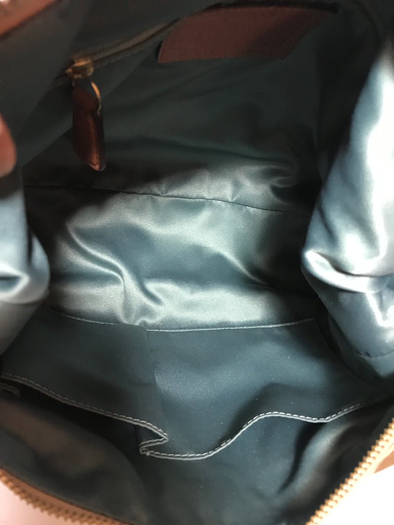 Coach Beige Monogram Canvas Shoulder Bag | Gently Used |