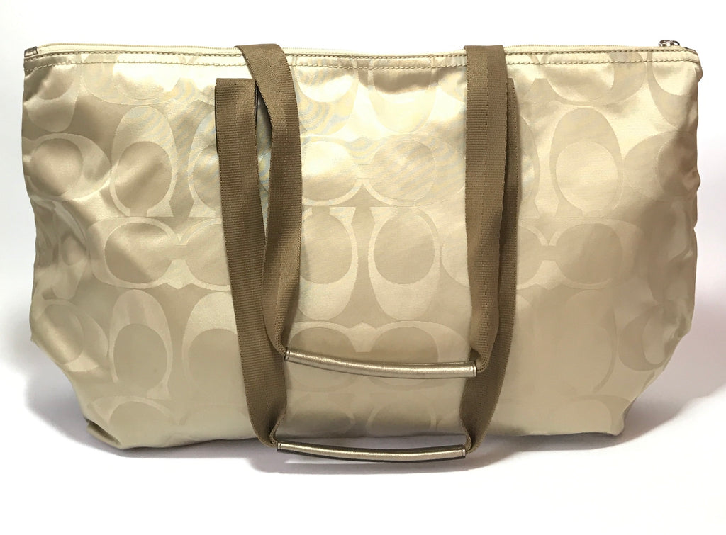 Coach Monogram 'Gty Sig NY' Weekender Nylon Shoulder Bag  | Brand New |