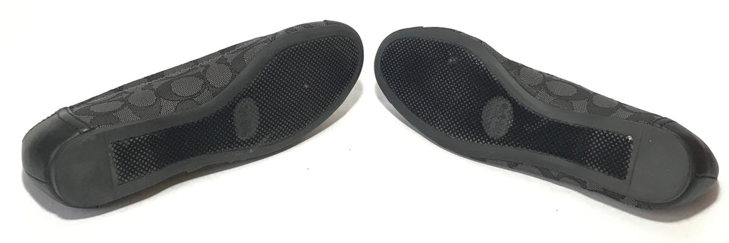 Coach Black Chelsea Ballet Flats | Gently Used |