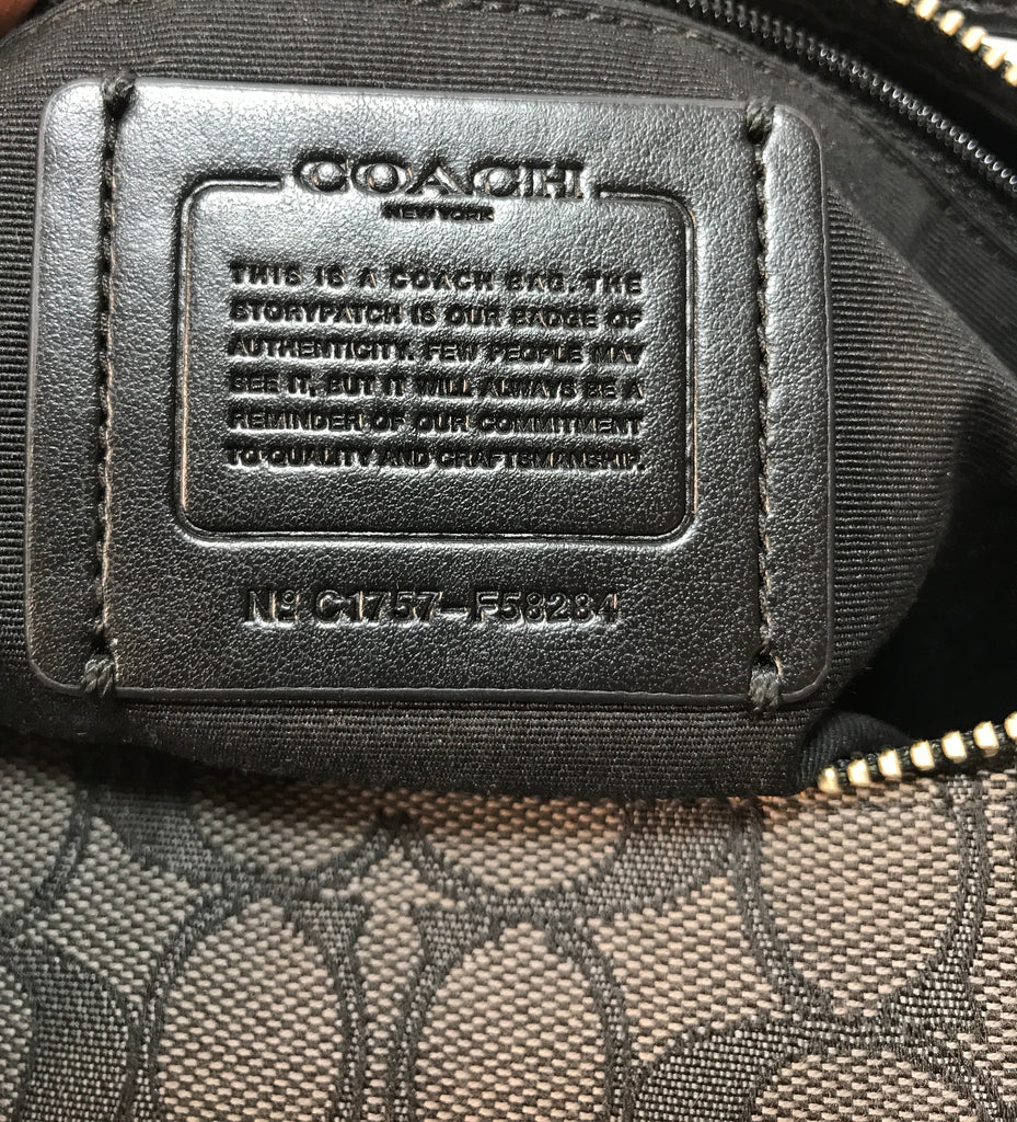 Coach Monogram Canvas Shoulder Bag | Like New | - Secret Stash