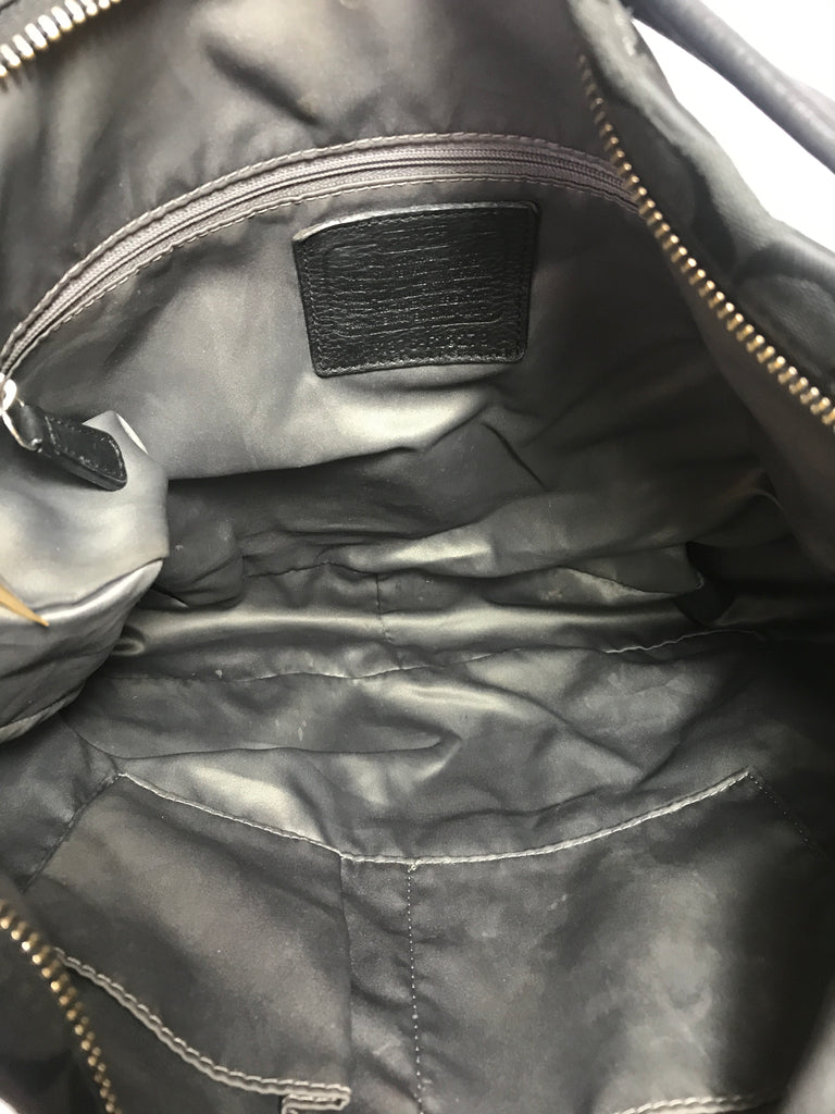 Coach Monogram Canvas & Leather Shoulder Bag | Pre Loved |