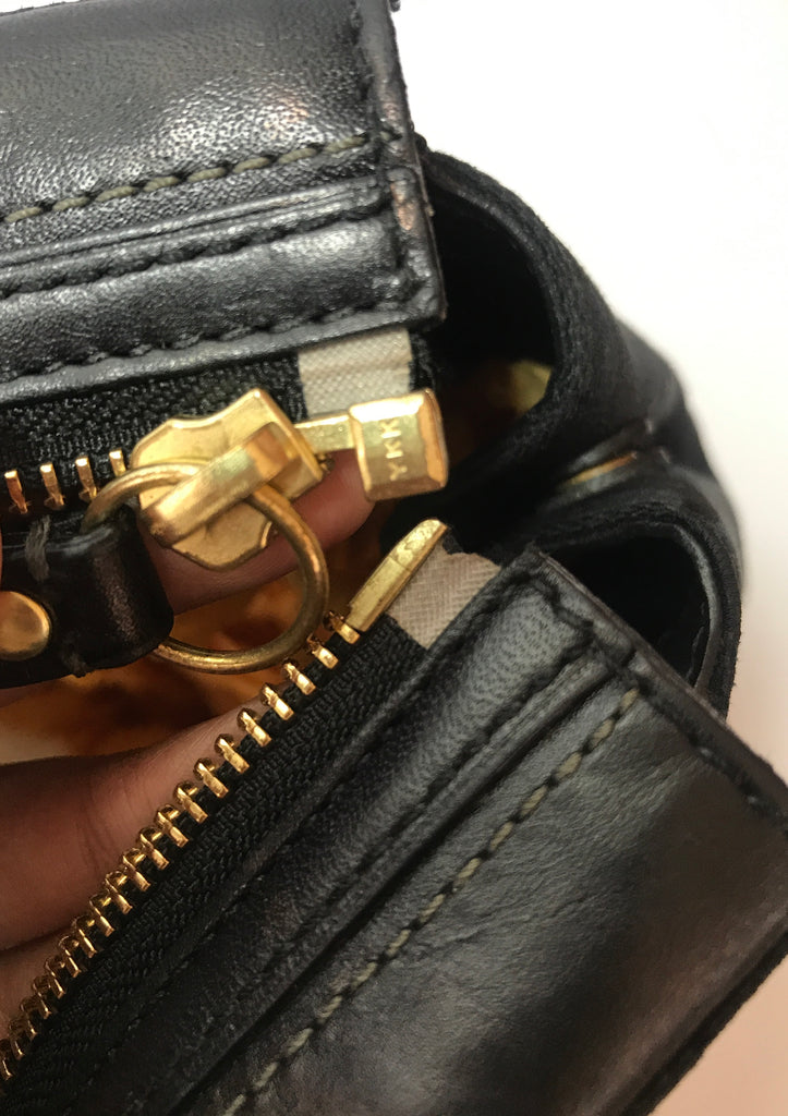 Coach Black Monogram Tote Bag | Pre Loved |