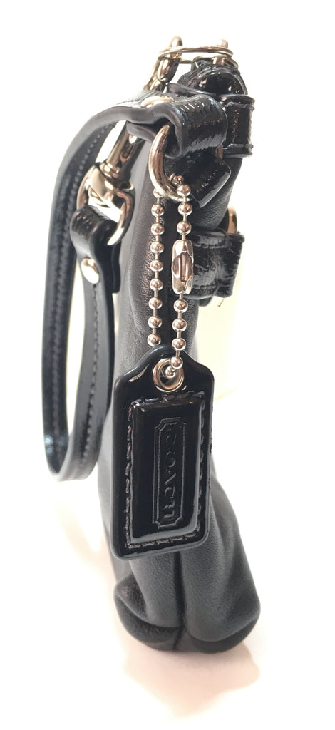Coach Black Leather Wristlet | Gently Used | - Secret Stash