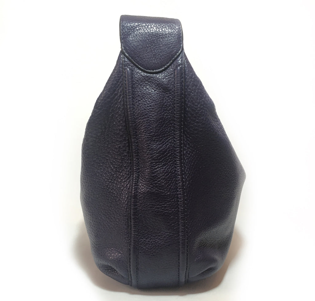 Coach Purple Pebbled Leather Shoulder Bag | Gently Used | - Secret Stash