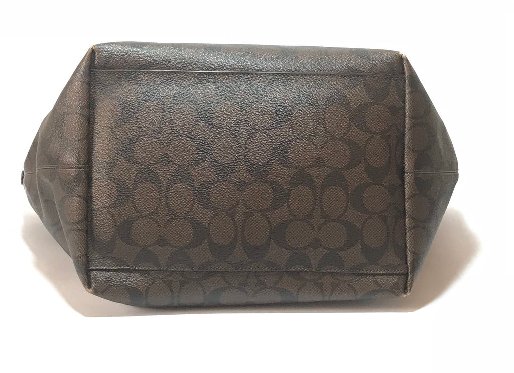 Coach Signature Monogram Canvas Tote | Pre Loved | - Secret Stash