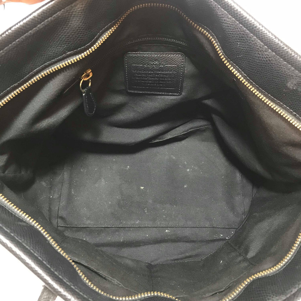 Coach Signature Monogram Canvas Tote | Pre Loved | - Secret Stash
