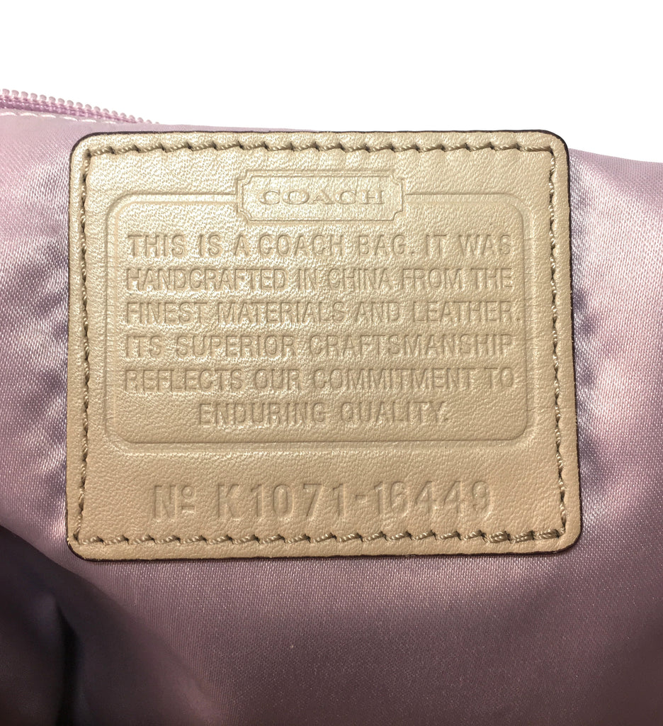 Coach Beige Leather Shoulder Bag | Pre Loved | - Secret Stash