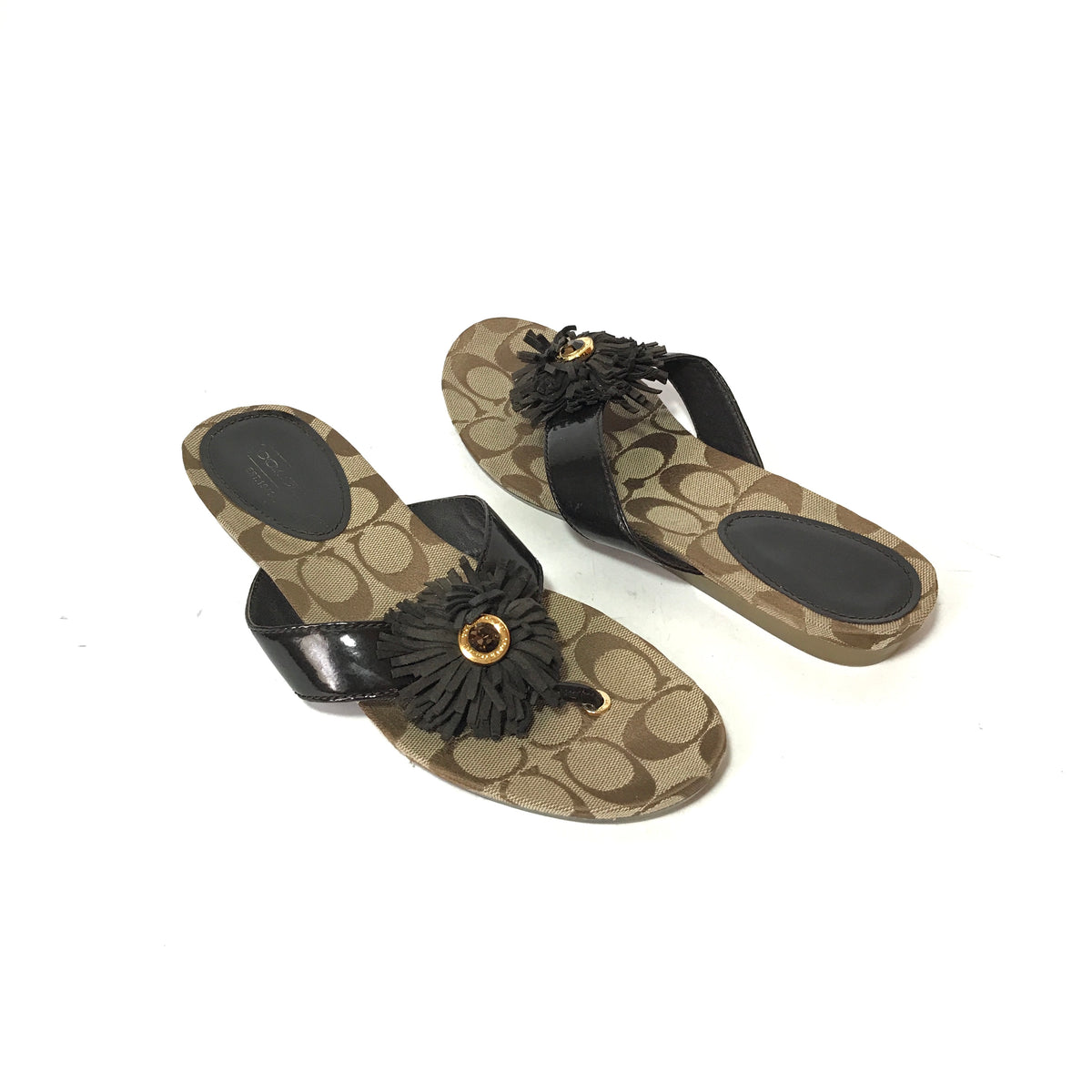 Coach flower best sale sandals
