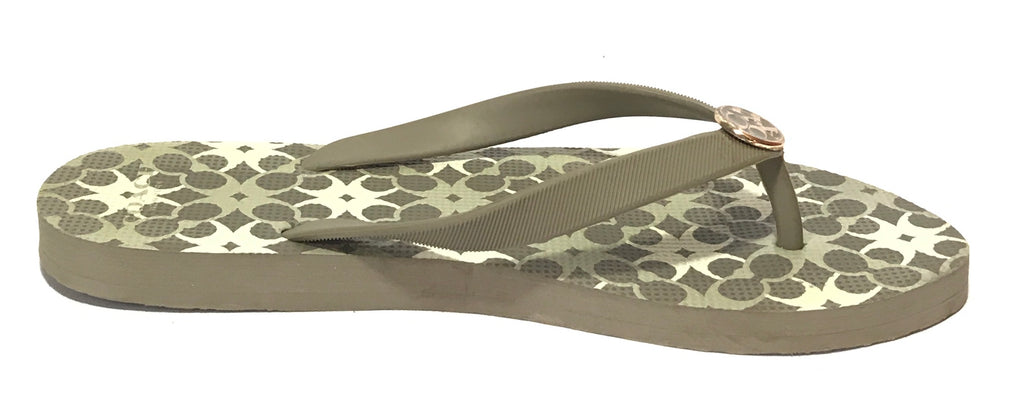 Coach Grey Rubber Flip Flops | Gently Used |