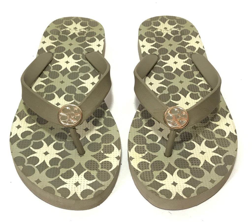Coach Grey Rubber Flip Flops | Gently Used |