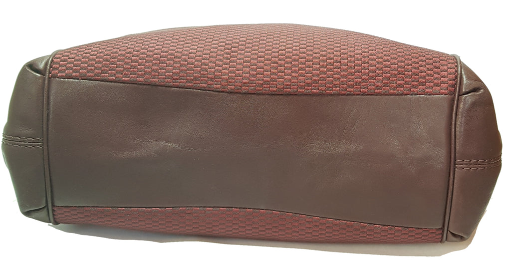 Coach Maroon and Brown Shoulder Bag | Gently Used |