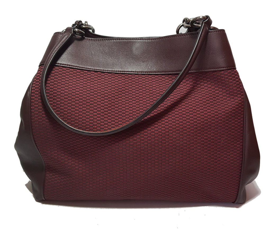 Coach Maroon and Brown Shoulder Bag | Gently Used |