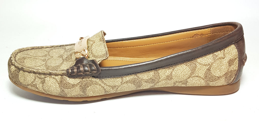 Coach Monogram Coated Canvas Loafers | Gently Used |