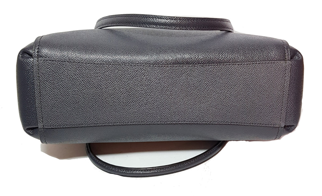 Coach Navy Pebbled Leather Satchel | Pre Loved |