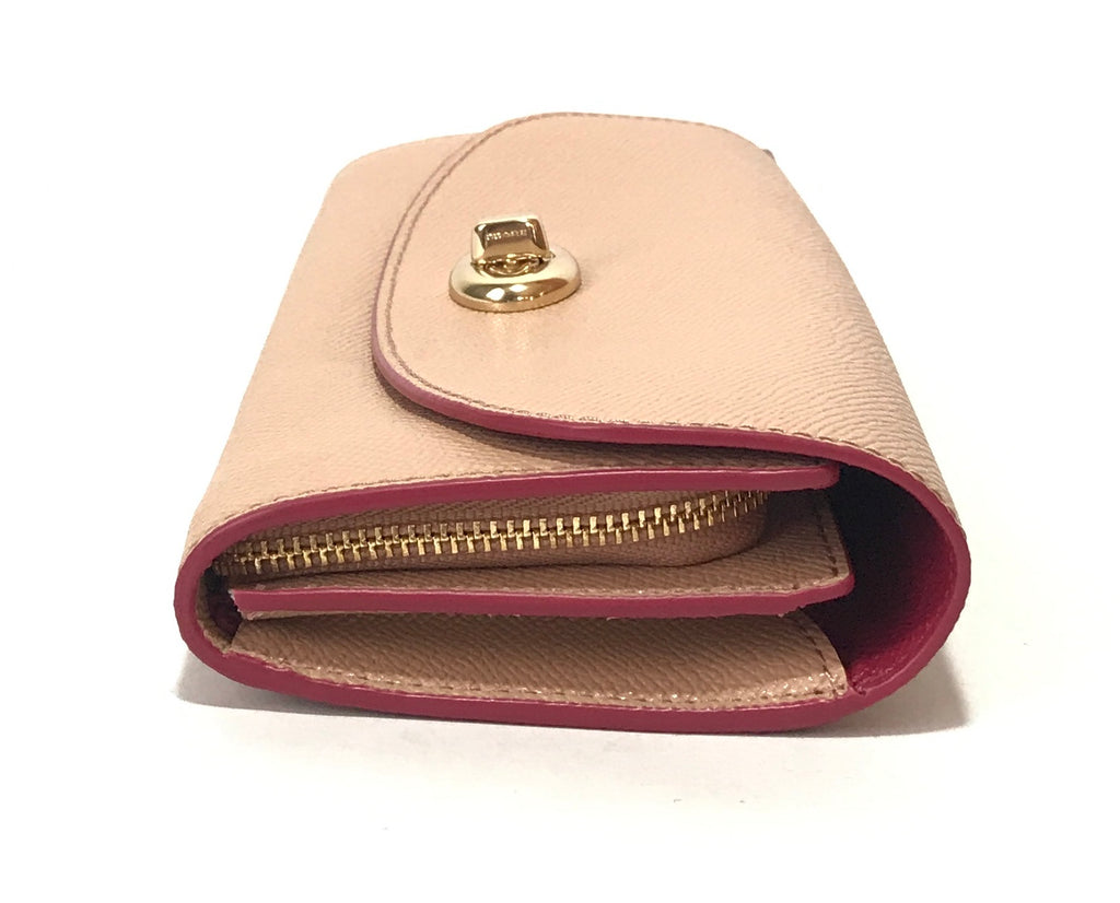 Coach Nude Pink Leather Envelope Wallet | Brand New |