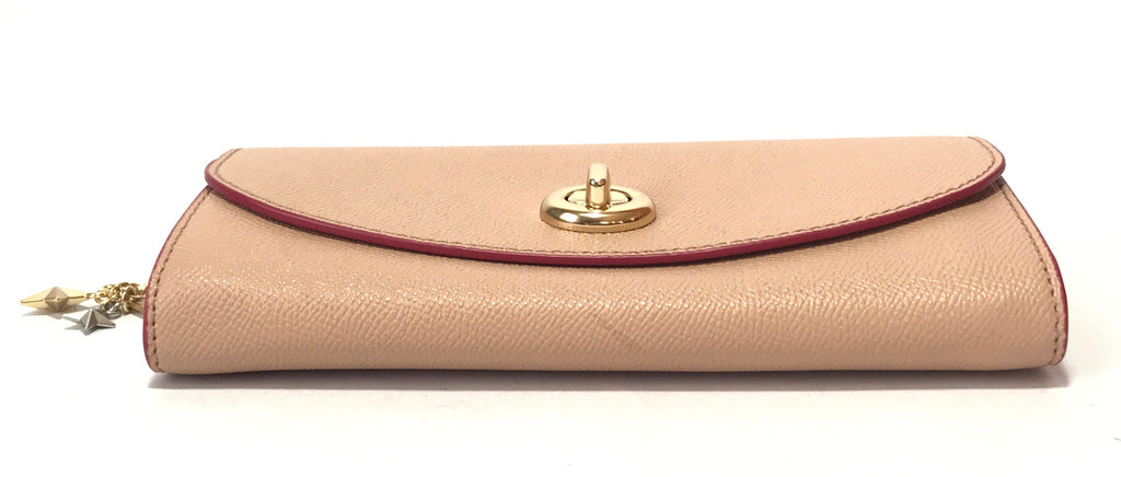 Coach Nude Pink Leather Envelope Wallet | Brand New |