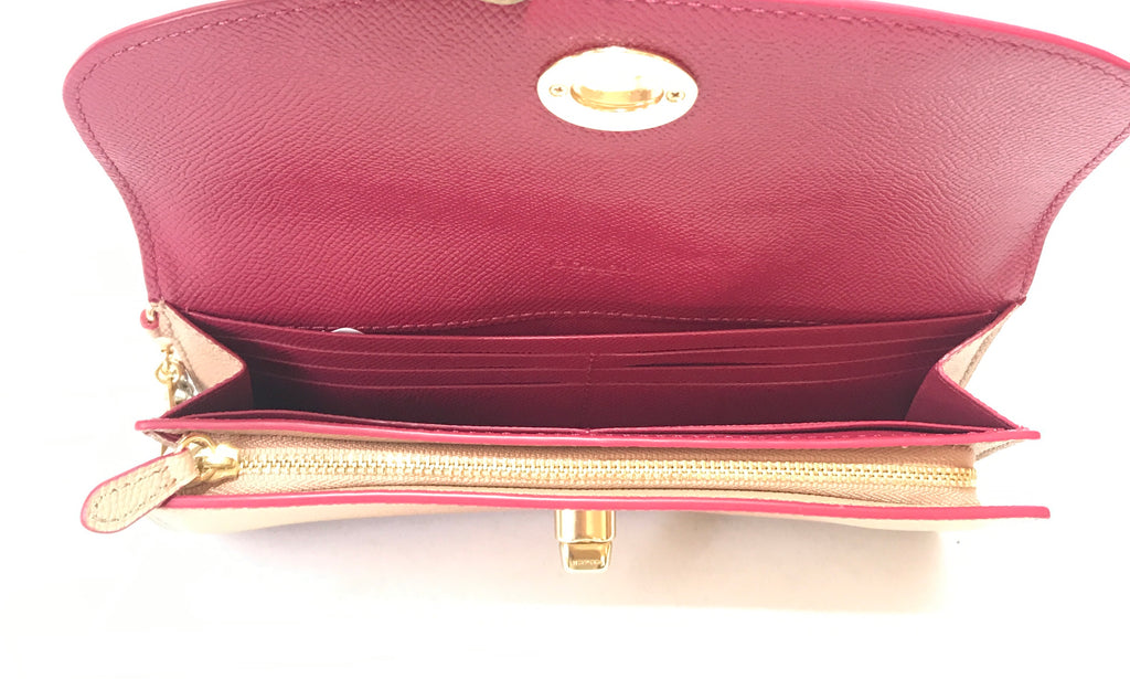Coach Nude Pink Leather Envelope Wallet | Brand New |