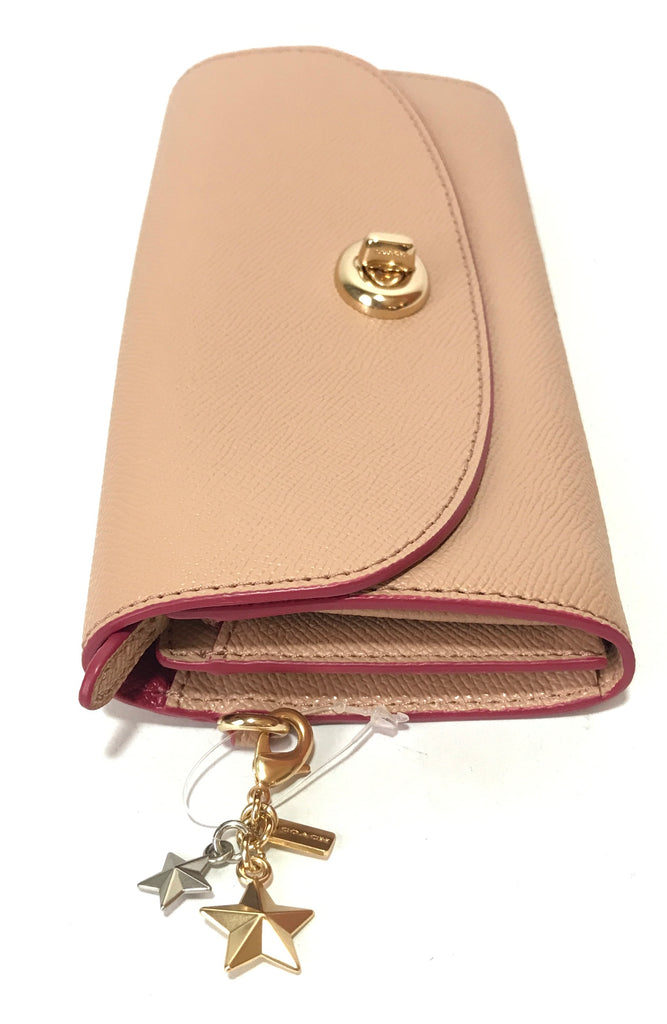 Coach Nude Pink Leather Envelope Wallet | Brand New |