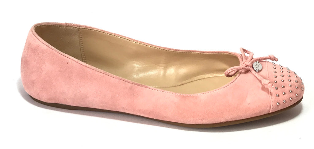 Coach Pink Suede Ballet Flats Brand New Secret Stash