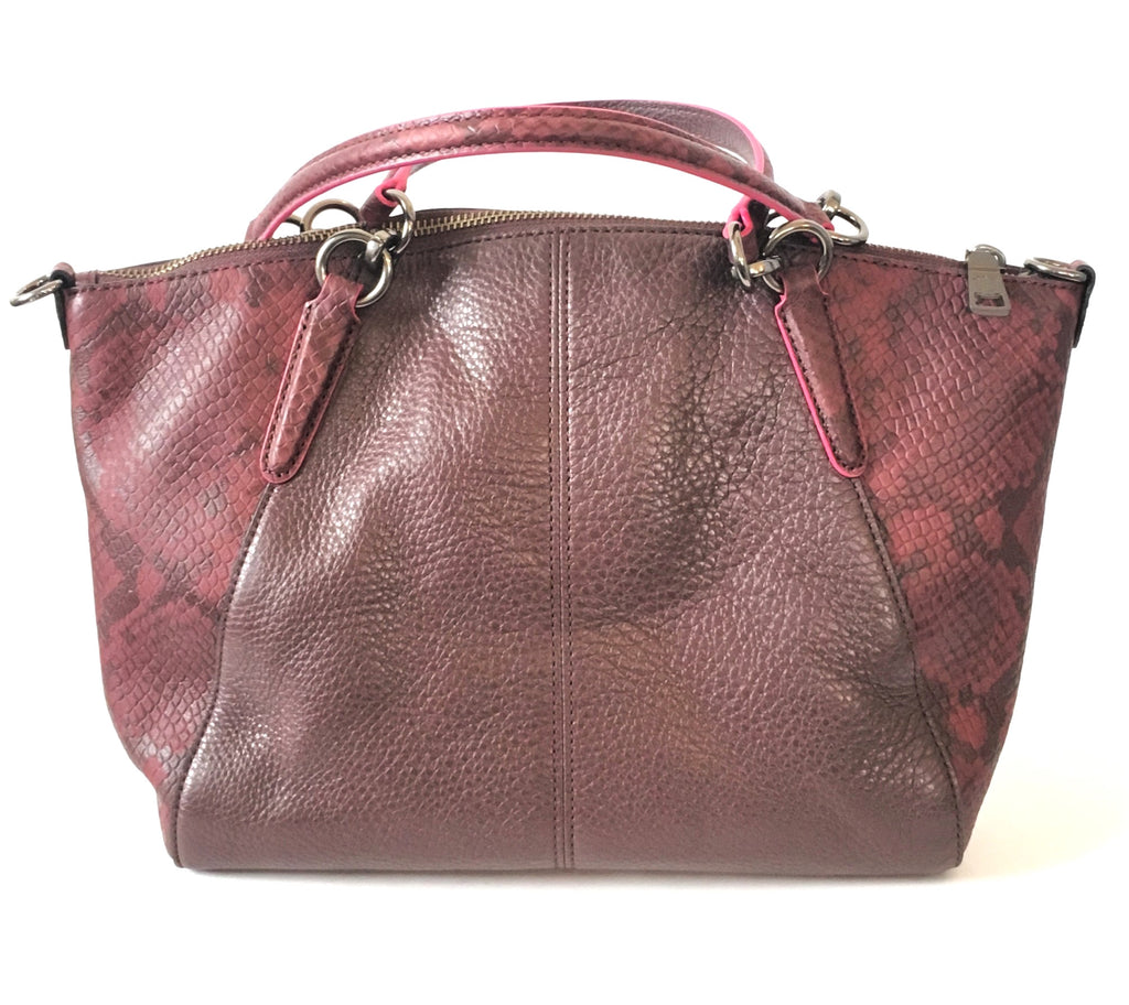 Coach Purple Pebbled Leather Bag | Like New | - Secret Stash