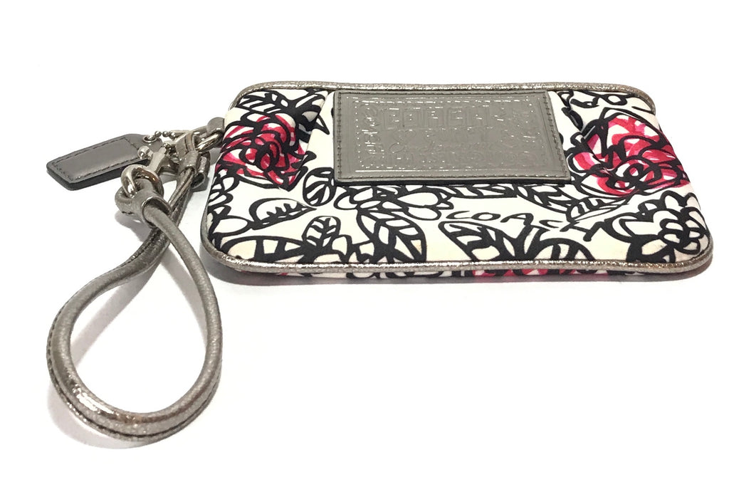 Coach Floral Printed Mini Wristlet | Gently Used |
