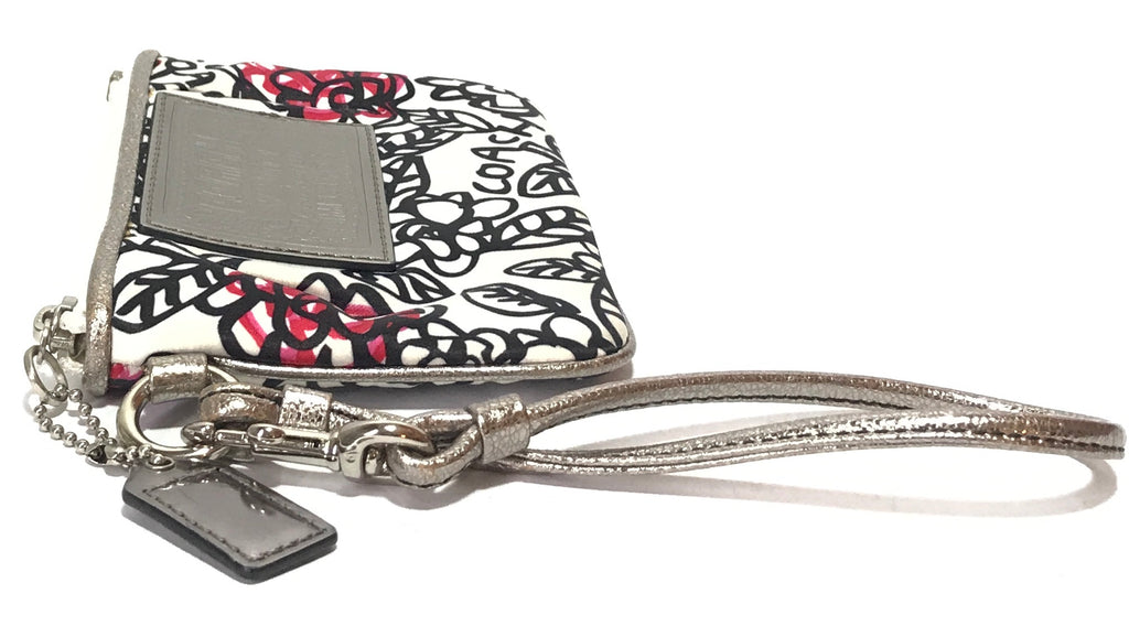 Coach Floral Printed Mini Wristlet | Gently Used |