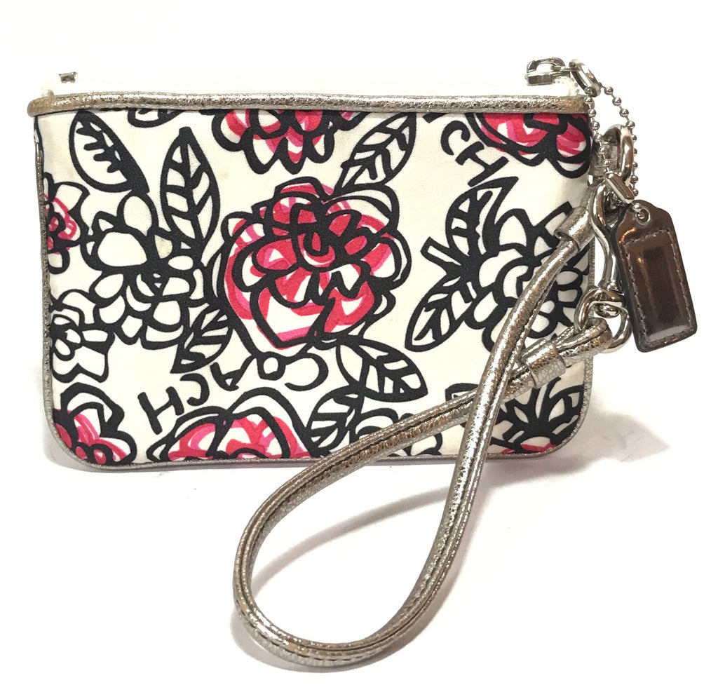 Coach Floral Printed Mini Wristlet | Gently Used |